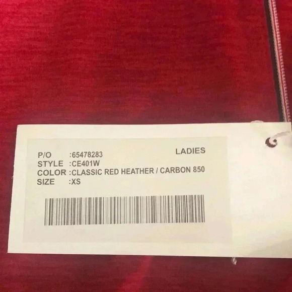 Core 365 ladies XS classic red heather top activewear - Picture 2 of 11